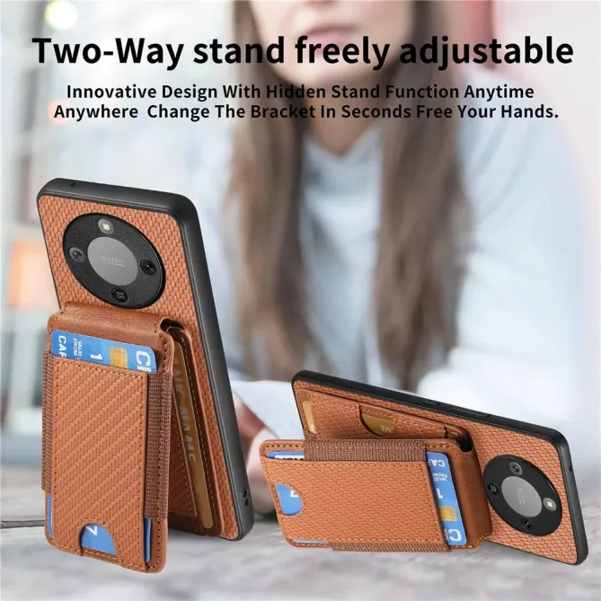 Coque Honor Magic 8 Lite / X9d 5G avec Porte-Carte et Support