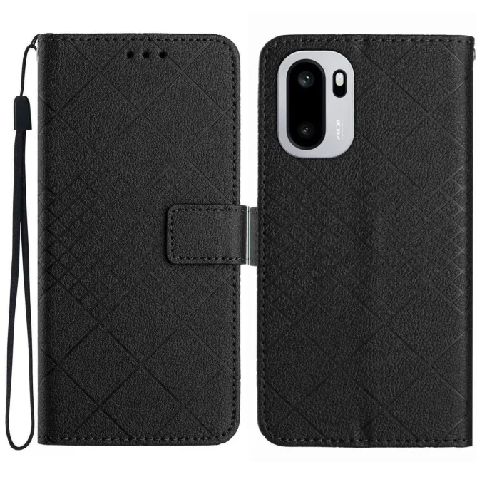 Housse OnePlus 15R Motif Losange avec Dragonne