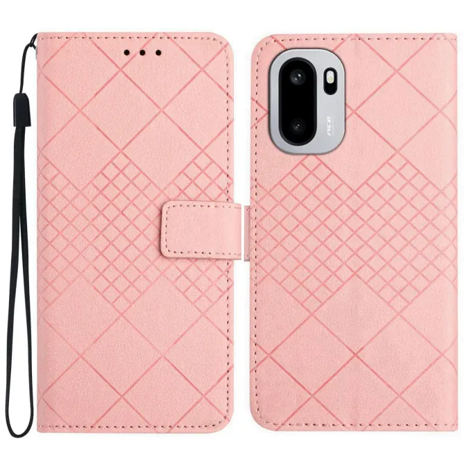 Housse OnePlus 15R Motif Losange avec Dragonne