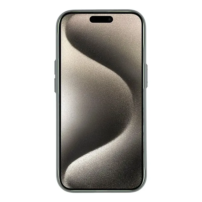 Coque iPhone 15 MagSafe tissu technique avec porte-cartes