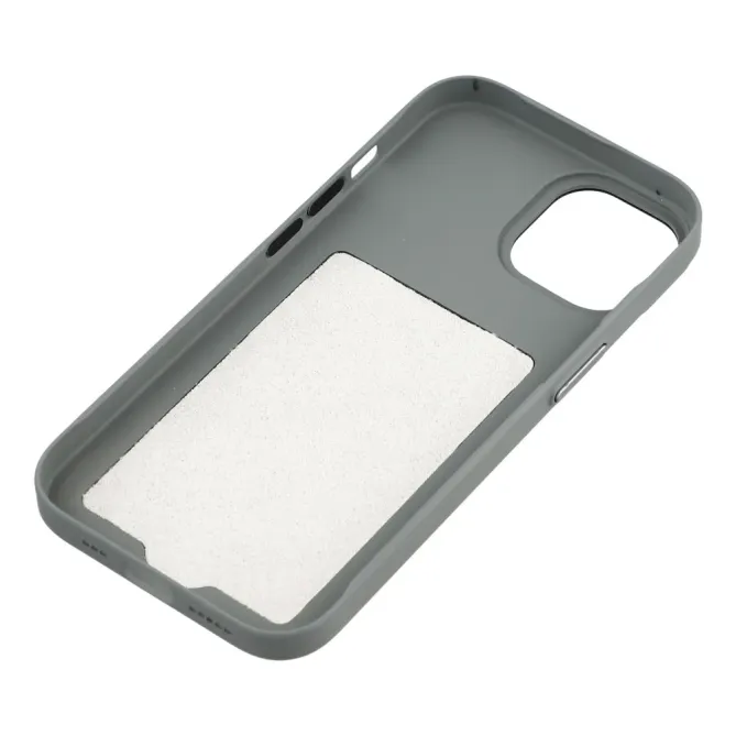 Coque iPhone 15 MagSafe tissu technique avec porte-cartes