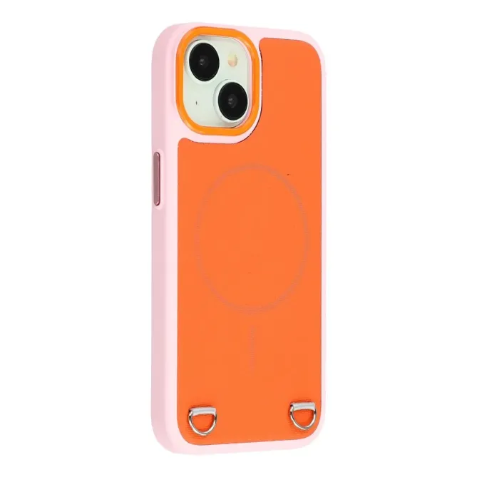 Coque iPhone 15 MagSafe tissu technique avec porte-cartes