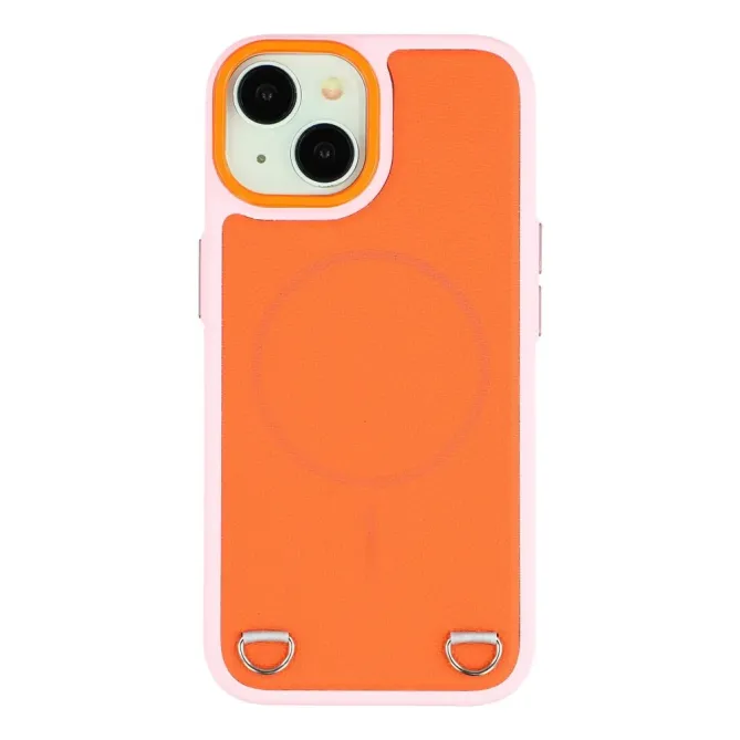 Coque iPhone 15 MagSafe tissu technique avec porte-cartes