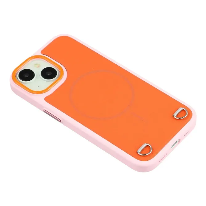 Coque iPhone 15 MagSafe tissu technique avec porte-cartes