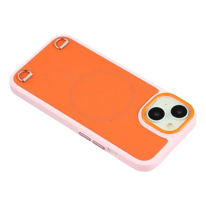 Coque iPhone 15 MagSafe tissu technique avec porte-cartes