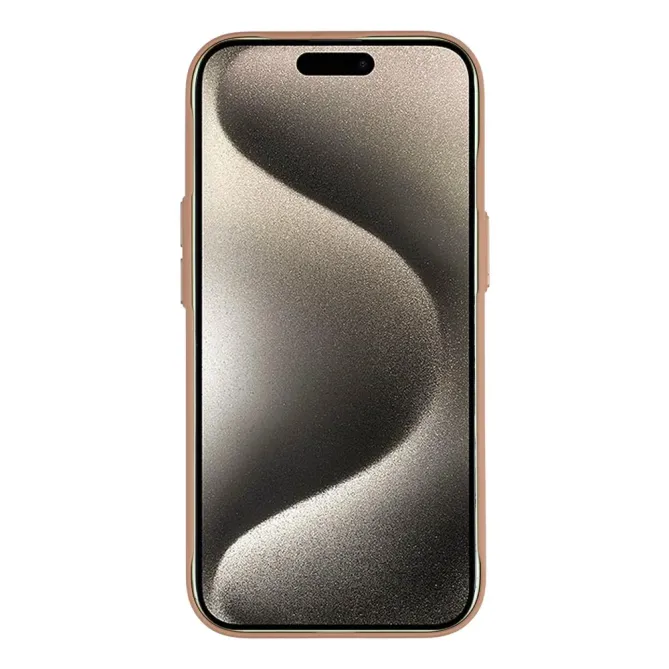 Coque iPhone 15 MagSafe tissu technique avec porte-cartes