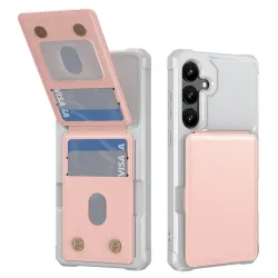 Coque Samsung Galaxy S25 FE verticale cuir portefeuille