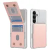 Coque Samsung Galaxy S25 FE verticale cuir portefeuille