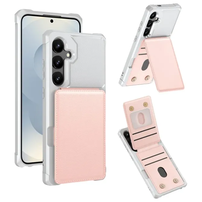 Coque Samsung Galaxy S25 FE verticale cuir portefeuille
