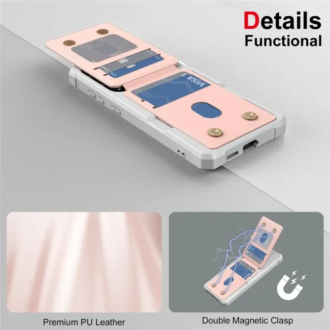 Coque Samsung Galaxy S25 FE verticale cuir portefeuille
