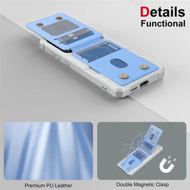 Coque Samsung Galaxy S25 FE verticale cuir portefeuille