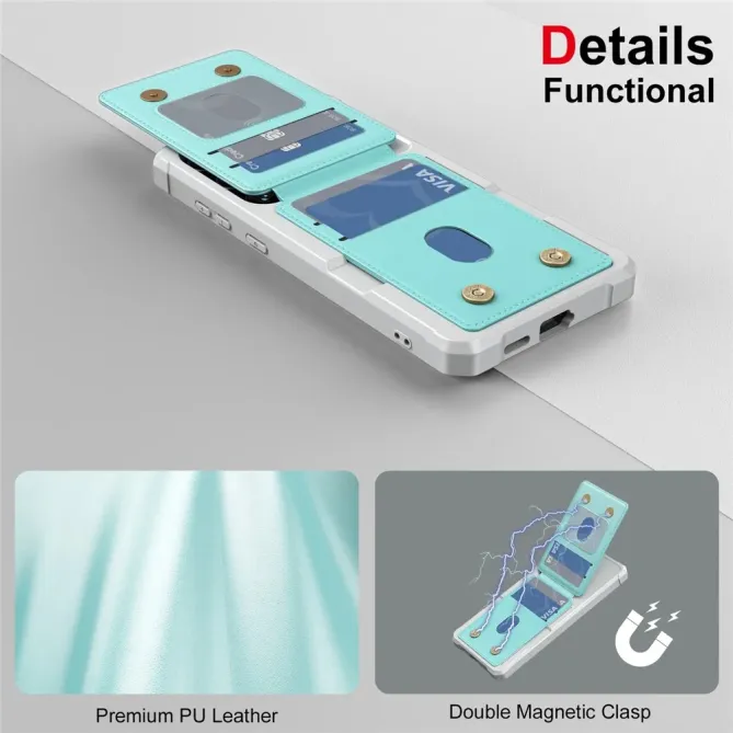 Coque Samsung Galaxy S25 FE verticale cuir portefeuille