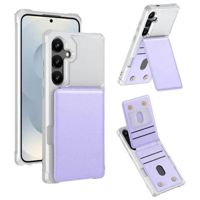 Coque Samsung Galaxy S25 FE verticale cuir portefeuille