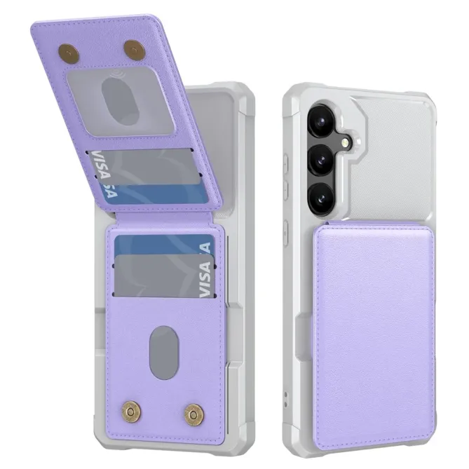 Coque Samsung Galaxy S25 FE verticale cuir portefeuille
