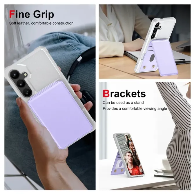 Coque Samsung Galaxy S25 FE verticale cuir portefeuille