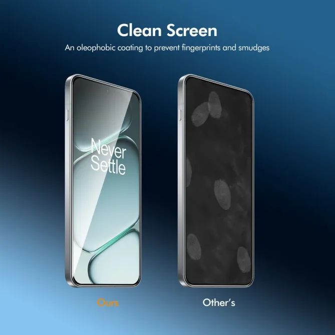 Film Verre Trempé OnePlus 15R avec Outil Installation | Transparent