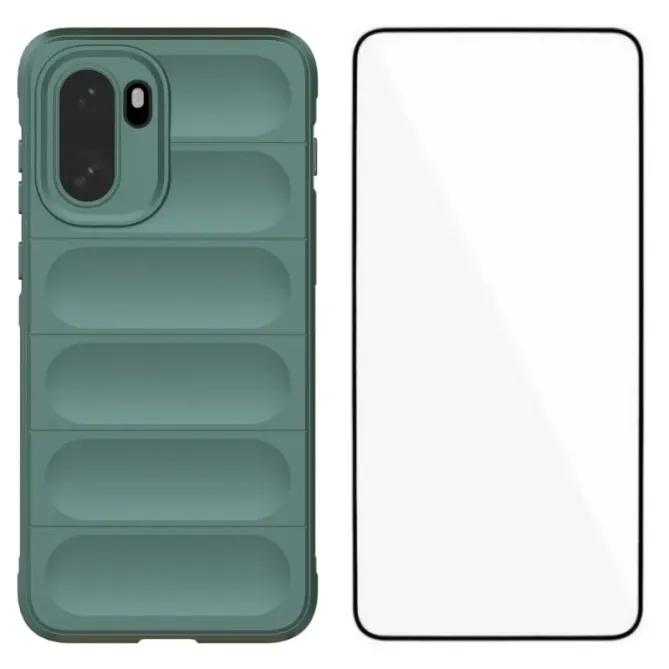 Coque OnePlus 15R Rugged silicone avec verre trempé