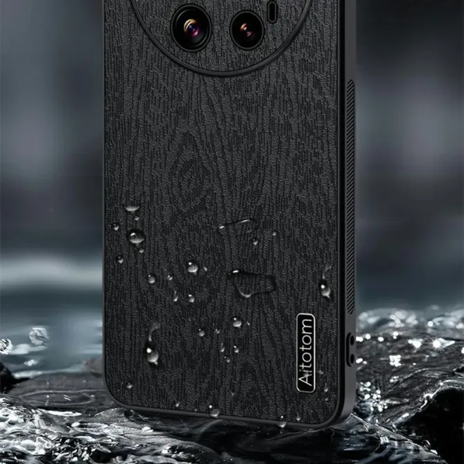 Coque Xiaomi 17 Ultra Texture Bois Atotam