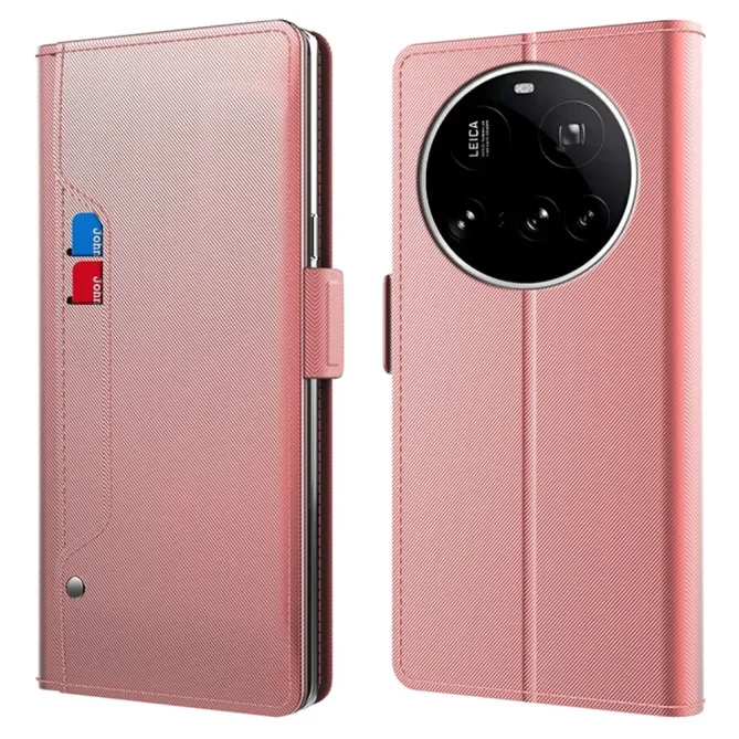 Housse Xiaomi 17 Ultra premium porte cartes avec miroir