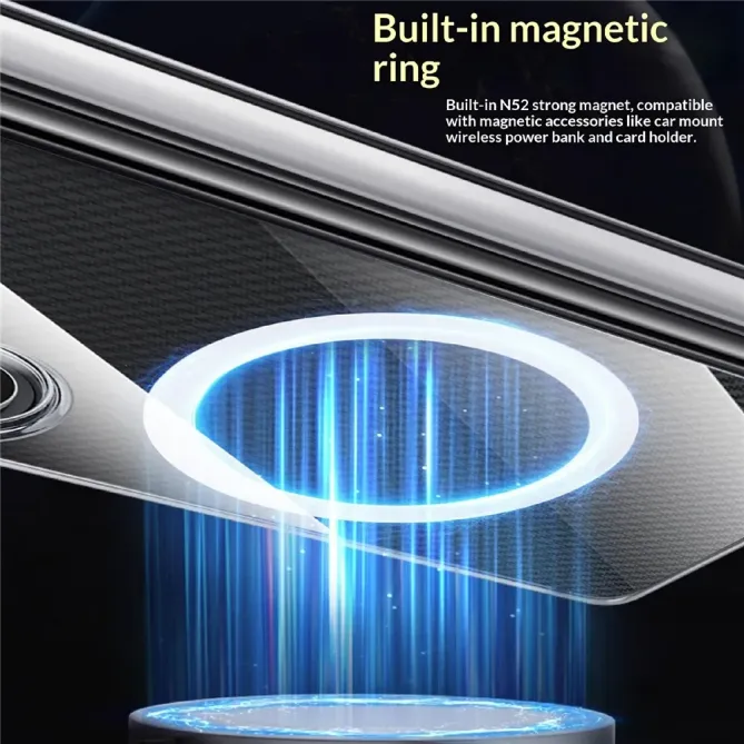 Coque Samsung Galaxy Z TriFold magnétique transparente double charnièr