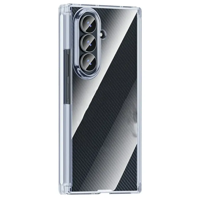 Coque Samsung Galaxy Z TriFold transparente double charnière