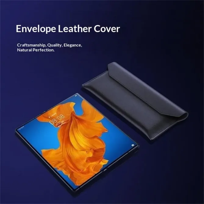 Étui Samsung Galaxy Z TriFold enveloppe cuir véritable