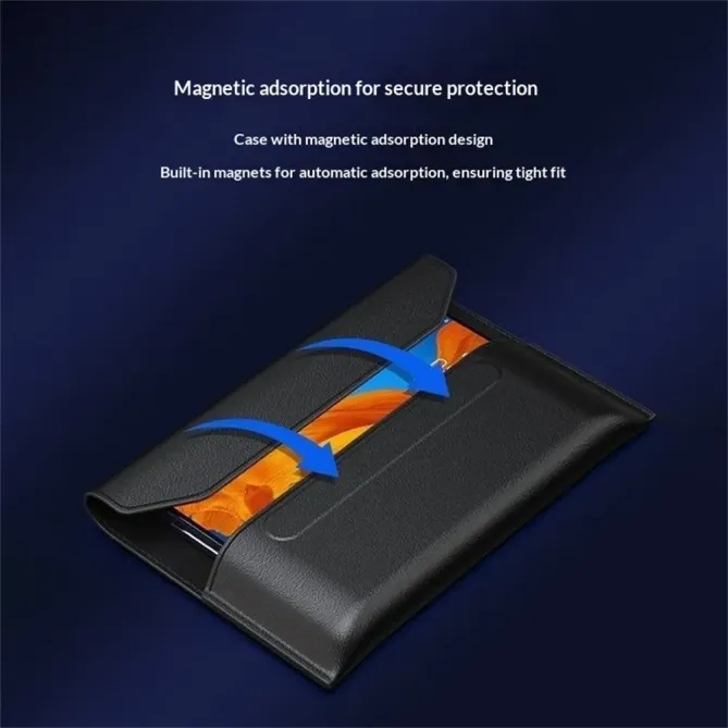 Étui Samsung Galaxy Z TriFold enveloppe cuir véritable