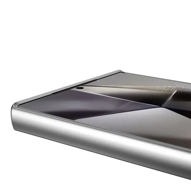 Coque Samsung Galaxy S24 Ultra carbone métal brossé mate