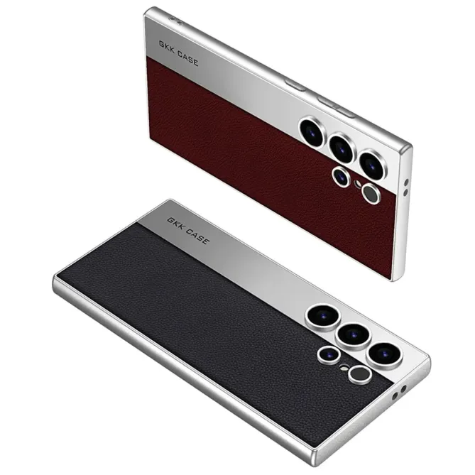 Coque Samsung Galaxy S24 Ultra carbone métal brossé mate