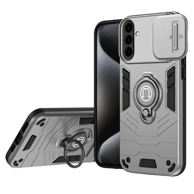 Coque Samsung Galaxy A57 Antichoc avec Cache Caméra et Anneau