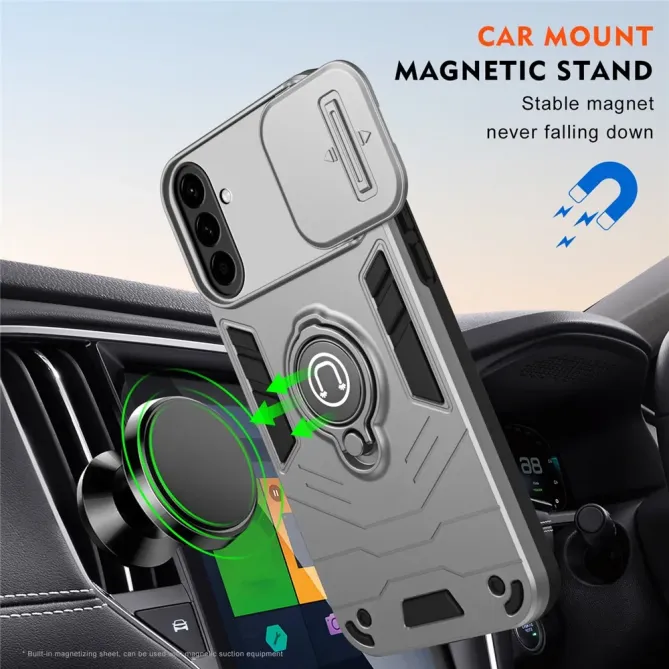 Coque Samsung Galaxy A57 Antichoc avec Cache Caméra et Anneau