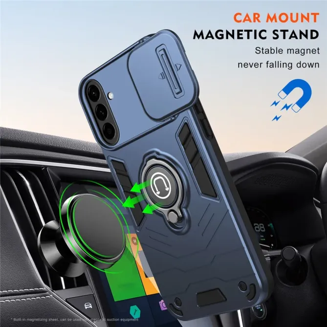 Coque Samsung Galaxy A57 Antichoc avec Cache Caméra et Anneau