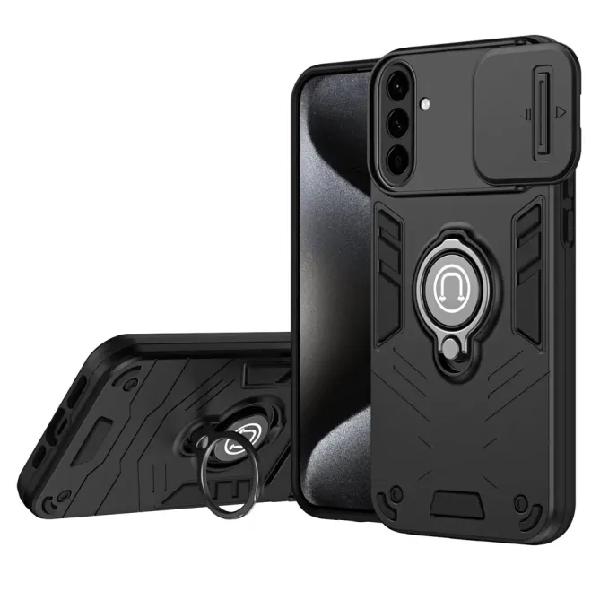 Coque Samsung Galaxy A57 Antichoc avec Cache Caméra et Anneau