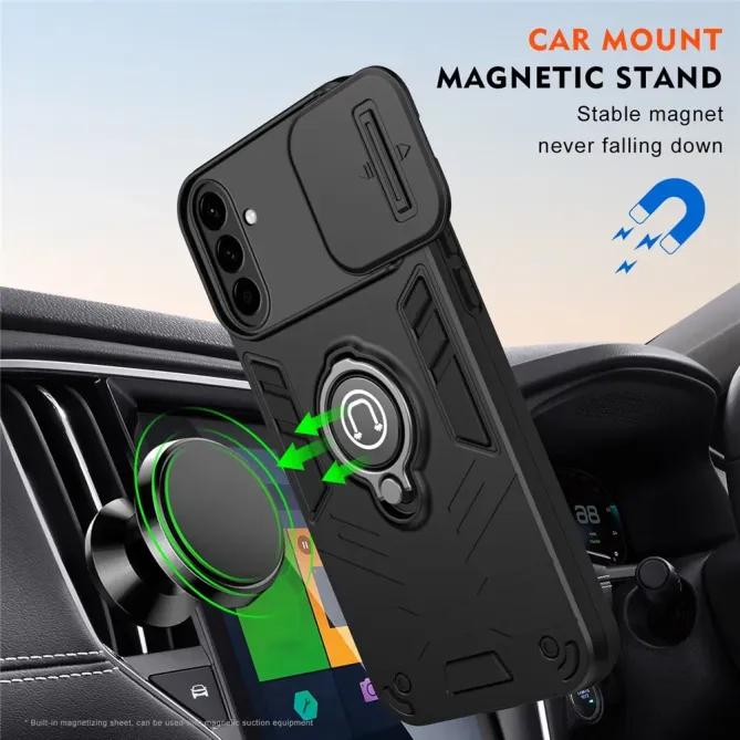 Coque Samsung Galaxy A57 Antichoc avec Cache Caméra et Anneau