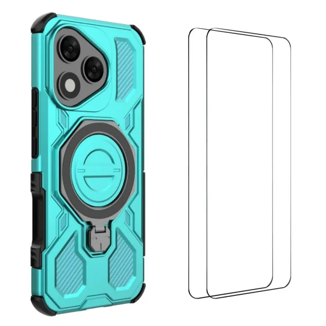 Coque Honor 400 Lite avec support + 2 films écran KJ Series