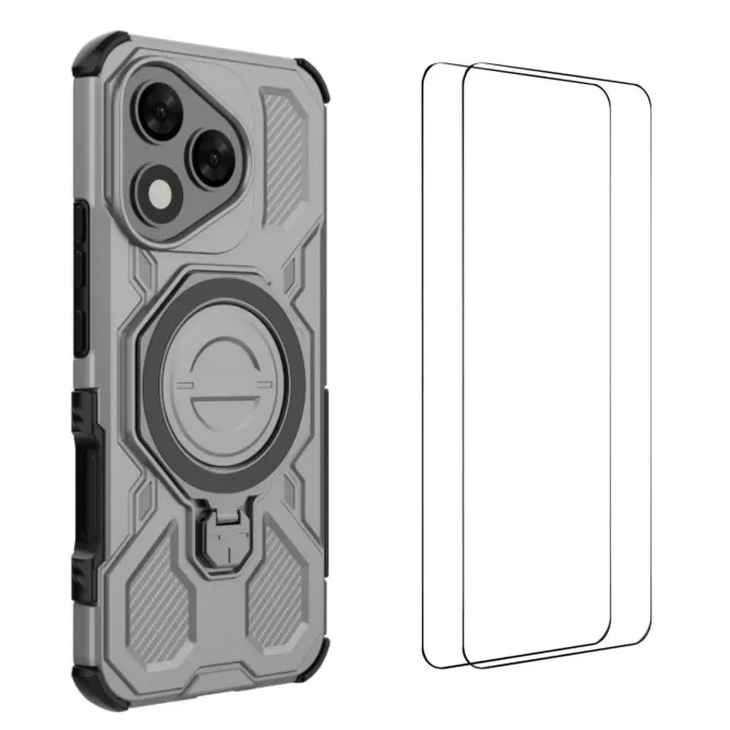 Coque Honor 400 Lite avec support + 2 films écran KJ Series