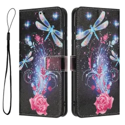 Housse Moto G57 Power / Moto G57, libellules et éclats floraux
