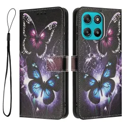 Housse Moto G57 Power / Moto G57, papillons effet lumineux