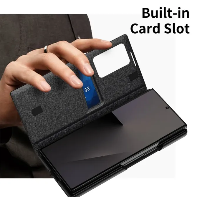 Housse Samsung Galaxy Z Fold 3 avec fenêtre intelligente et porte-cart