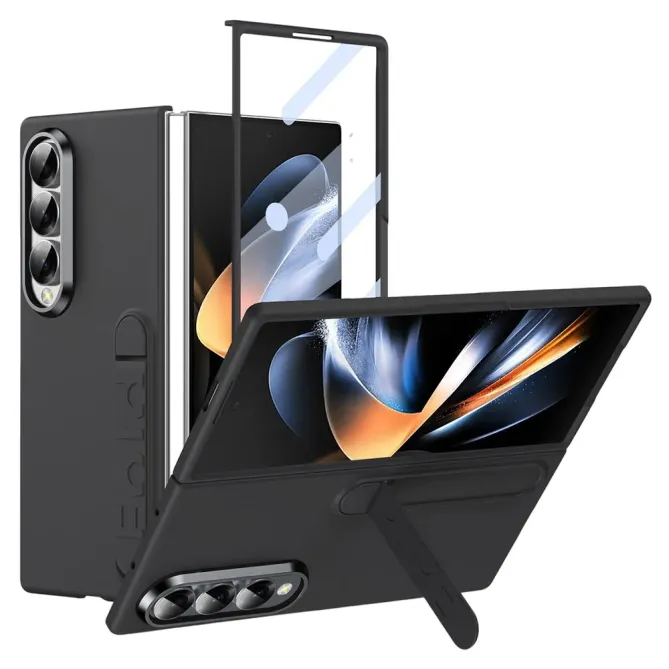 Coque Samsung Galaxy Z Fold 3 support et protection écran verre trempé