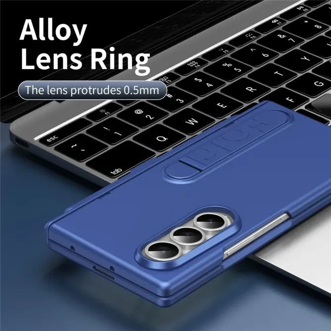 Coque Samsung Galaxy Z Fold 3 support + film verre + stylet + slot