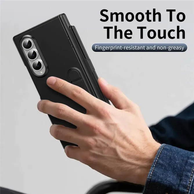 Coque Samsung Galaxy Z Fold 3 support + film verre + stylet + slot