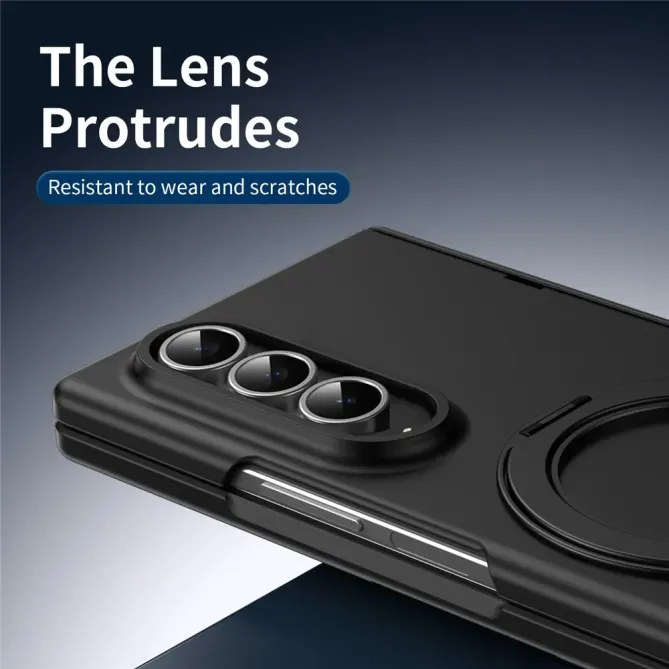 Coque Samsung Galaxy Z Fold 3 avec support rotatif + film verre + styl