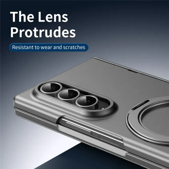 Coque Samsung Galaxy Z Fold 3 avec support rotatif + film verre + styl