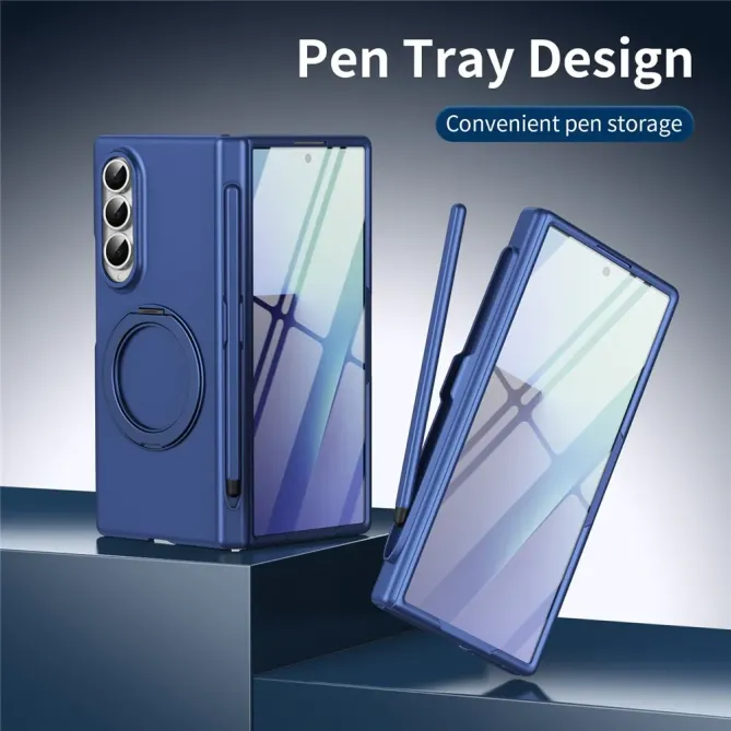 Coque Samsung Galaxy Z Fold 3 avec support rotatif + film verre + styl