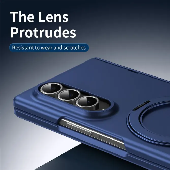 Coque Samsung Galaxy Z Fold 3 avec support rotatif + film verre + styl