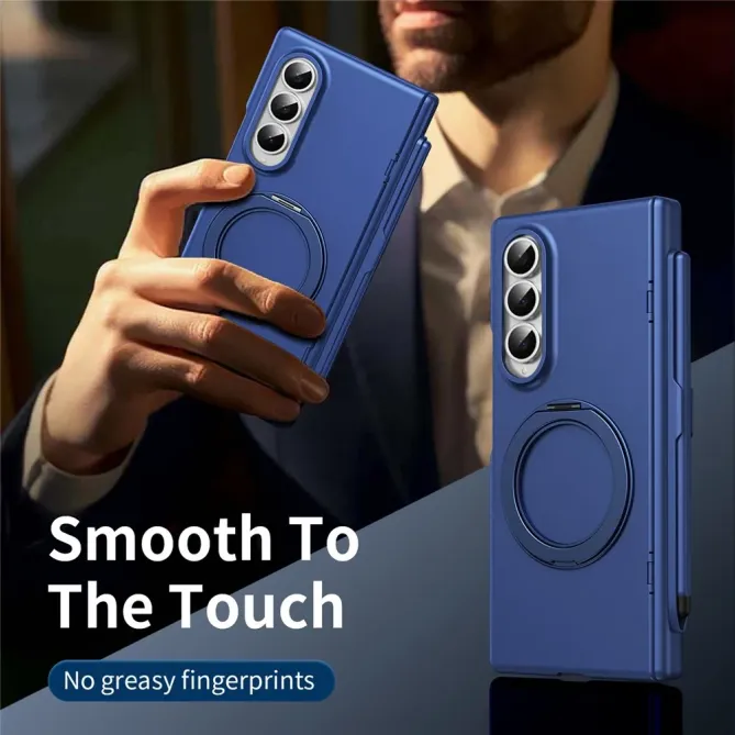 Coque Samsung Galaxy Z Fold 3 avec support rotatif + film verre + styl