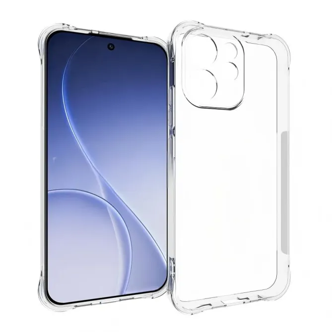 Pack Oppo Reno15 FS 5G / 15 F 5G | Coque Coins Renforcés Transparente 