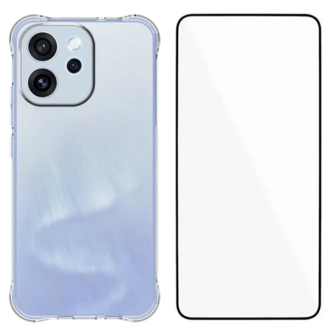 Pack Oppo Reno15 FS 5G / 15 F 5G | Coque Coins Renforcés Transparente 