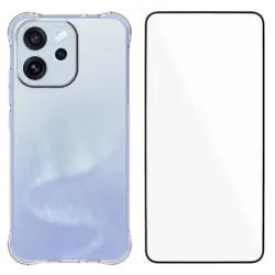 Pack Oppo Reno15 FS 5G / 15 F 5G | Coque Coins Renforcés Transparente 